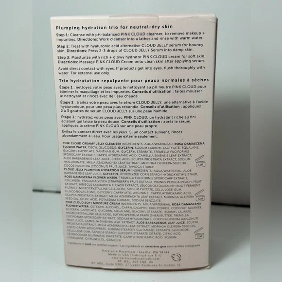 Herbivore Skin In The Clouds 3-piece Set - NEW - Picture 3 of 4